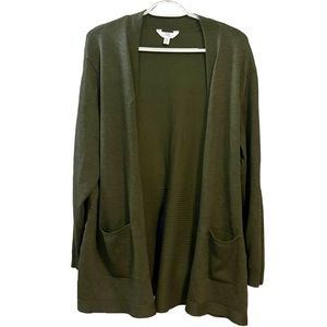 Green Cardigan Time and Tru Size 20